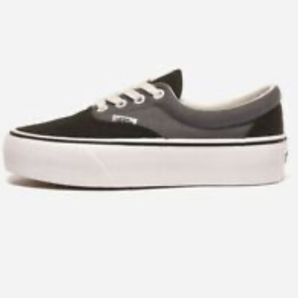 VANS  ERA PLATFORM 2 TONE BLACK/PEWTER SHOES WOMEN - Picture 15 of 16